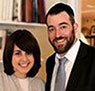The shul has a new Rabbi - Rabbi Yaakov Tanenbaum is pictured with his wife Aliza